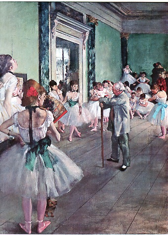 Degas à l'Opéra, la classe de danse